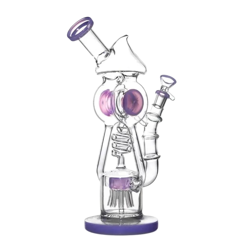 Purple Fumed Recycler Bong - ריסייקלר ובאנג לדאב