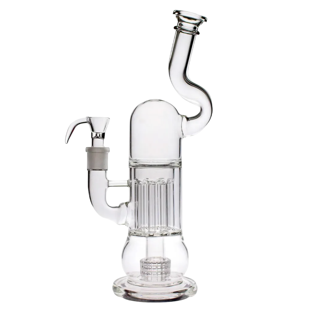 Bent Neck Beaker - Showerhead Perc - באנג גדול